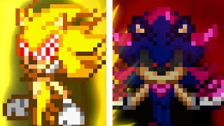 spritexenophanes vs dark super sonic fullVideo [upl. by Clapper]