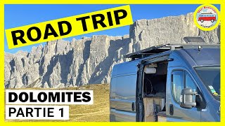 Road trip dans les DOLOMITES  lémerveillement Part 1 [upl. by Rahas]