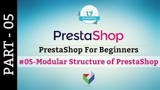 Modular Structure of the PrestaShop  PrestaShop for Beginners  Tutorial 05 [upl. by Sherill]