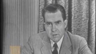 Richard Nixon  quotCheckersquot Speech [upl. by Fellner139]