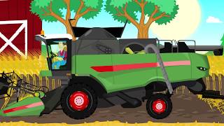 Vide Farmers adventures  Fairy tales Tractors combine harvesters and other agricultural machinery [upl. by March]