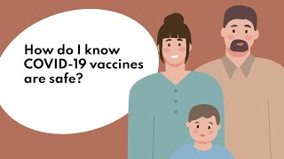 How do I know COVID19 vaccines are safe [upl. by Eibbil]