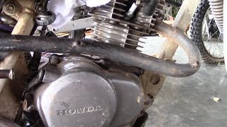 1995 Honda XR80R  Fixed Stripped Spark Plug Hole  Compression Problems [upl. by Schilt]