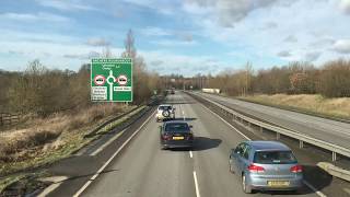 THRASH  Ride on Arriva Midlands 4544  YY67 HDK  Alexander Dennis Enviro400 MMC  Service X3 [upl. by Laefar861]