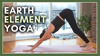 25 min Earth Element Yoga  Grounding Strength amp Stability [upl. by Acissey]