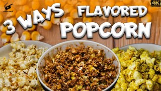 3 Ways Flavored Popcorn  4 K video  Chop Knife [upl. by Farl]