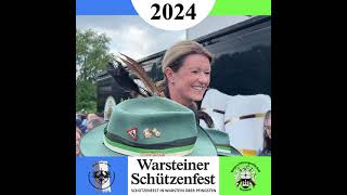 Schützenfest Warstein 2024  Montag  Vogelschiessen Festumzug Parade [upl. by Nnaytsirk561]