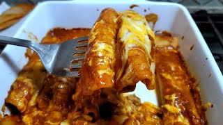 I made my sons favorite ENCHILADAS for dinner recipe [upl. by Thin254]