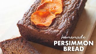 Making Homemade Persimmon Bread [upl. by Nnairet]