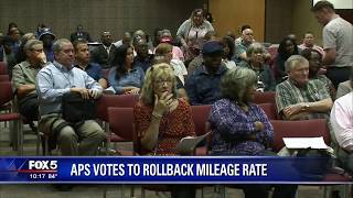 APS votes to rollback mileage rate [upl. by Yelrehs]