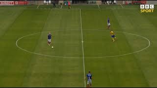 JOEL COOPER GOAL  LINFIELD V DUNGANNON SWIFTS  2024 IRISH PREMIERSHIP FOOTBALL [upl. by Assilaj]