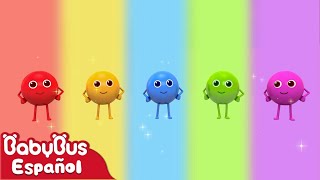 Cinco Dulces Coloridos  Canciones Infantiles  Video Para Niños  BabyBus Español [upl. by Eyk]