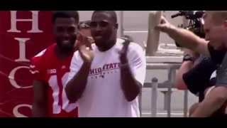 CARDALE JONES THROWS A PASS 74YARDS IN THE AIR [upl. by Kerianne]