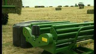 McHale 995 Square Bale Wrapper English [upl. by Icul]