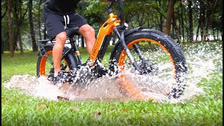 Lankeleisi MG600 Plus 1000W 26quot Electric Fat Bike 25kmh top speed 150km 20Ah Samsung Battery [upl. by Roderigo]