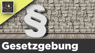 Gesetzgebungsverfahren in Deutschland  Gesetzgebung  Gesetzgebungsprozess  einfach erklärt [upl. by Valenta]