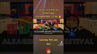 Join us at Alsager Music Festival Saturday 15th July 6pm See ya there ❤️💛💚 [upl. by Hephzibah885]