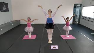 Ballet Infantil 1   Vídeo Aula 3 [upl. by Stucker399]