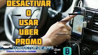 cómo desactivar uber PROMO [upl. by Demetra974]