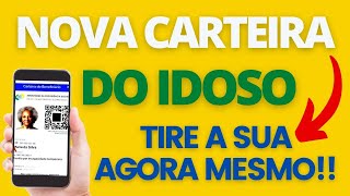 SAIU VERSÃO 2024 DA CARTEIRA DO IDOSO DIREITO DO IDOSO MAIS 60 ANOS ESTATUTO DO IDOSO [upl. by Winston]