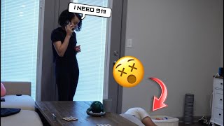 PASS OUT PRANK ON MY GIRLFRIEND GONE WRONG [upl. by Vittorio987]