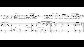 Au bord de leau  Fauré  accompaniment in C minor [upl. by Leffen]