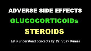 Glucocorticoids Side Effects  Steroid Side Effects  Glucocorticoid Pharmacology [upl. by Attehcnoc270]