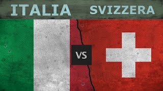 ITALIA vs SVIZZERA  Potenza militare  Confronto  2018 [upl. by Bria]