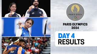 Paris Olympics 2024 India Day 4 highlights  Paris Olympics 2024 India Day 4 highlights [upl. by Eniluj717]