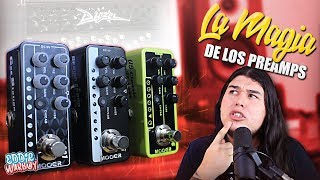 LA MAGIA DE LOS PREAMPLIFICADORES  Mooer Preamps  Eddie Warboy [upl. by Adnilemre]