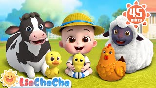 Old MacDonald Had a Farm 2  Farm Animals Song  More LiaChaCha Kids Songs amp Nursery Rhymes [upl. by Nyrmac217]