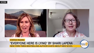 Author Shari Lapena discusses her new book Everyone Here is Lying [upl. by Urban]