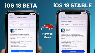 How to Move iPhone From iOS 18 Beta to Stable [upl. by Eglanteen]