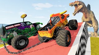 BeamNG Crazy Car Crashes and Jumps LIVE 20  Random Vehicles Total Destruction  Griffs Garage [upl. by Lilybel]