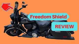 Freedom Shield Review  Test Ride  Indian Chief Dark Horse Motorcycle [upl. by Mosley]