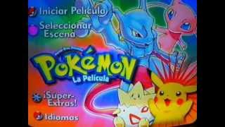 Pokémon La Pelicula DVD Menú original [upl. by Tillman472]