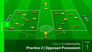 Switching Play  Opposed Possession 39P2 [upl. by Alleram]