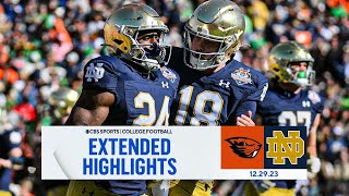 Tony the Tiger Sun Bowl Oregon State vs Notre Dame I Extended Highlights I CBS Sports [upl. by Dean437]