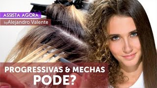 Progressiva nas mechas ou mechas na progressiva PODE Colorimetria Avançada [upl. by Neelehtak826]