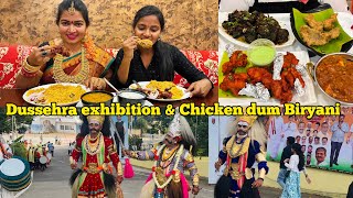 Dussehra exhibition amp Chicken dum Biryani [upl. by Gurango]