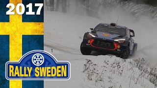 WRC rally Sweden 2017 Thierry Neuville at the limit [upl. by Loralee297]