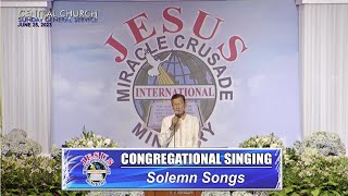 JMCIM  Congregational Singing  Solemn Songs  June 25 2023 [upl. by Phonsa]