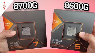 AMD RYZEN 7 8700G y AMD RYZEN 5 8600G NO lo COMPRES sin VER ESTE VÍDEO 💥REVIEW en ESPAÑOL  JUEGOS [upl. by Nairehs]