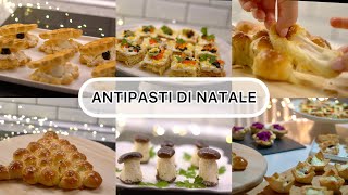 ⭐ 8 Antipasti di Natale  i migliori facili buoni e eleganti antipasti pasta sfoglia gourmet [upl. by Gnep347]