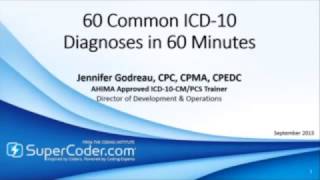 60 Common ICD10 Diagnoses in 60 Minutes [upl. by Renado]