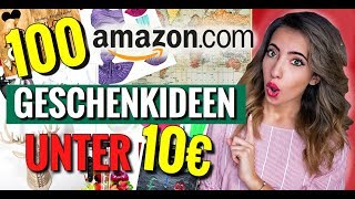 100 nützliche AMAZON Geschenkideen UNTER 10€ für Familie Freund Freundin [upl. by Annahsirhc56]