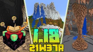 Minecraft 118 Snapshot 21w37a Co NOWEGO NOWY GENERATOR 8 BIOMÓW WIELKIE PODZIEMIA [upl. by Rockie]