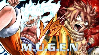 Luffy Gear 5th vs Natsu END One Piece vs Fairy Tail  Mugen [upl. by Ycnay]