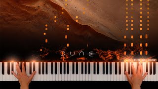 DUNE  Pauls Dream Hans Zimmer Piano Tutorial [upl. by Cassella915]