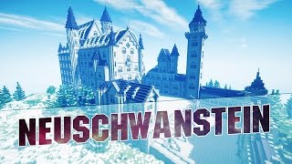 Minecraft  quotNeuschwanstein Castlequot  Epic Minecraft Castle Cinematics  Map w Download  2015 [upl. by Nisotawulo281]